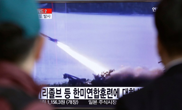 North Korea attempted to launch a missile Friday, but the operation failed, according to the Pentagon. (AP Photo/Ahn Young-joon, File)