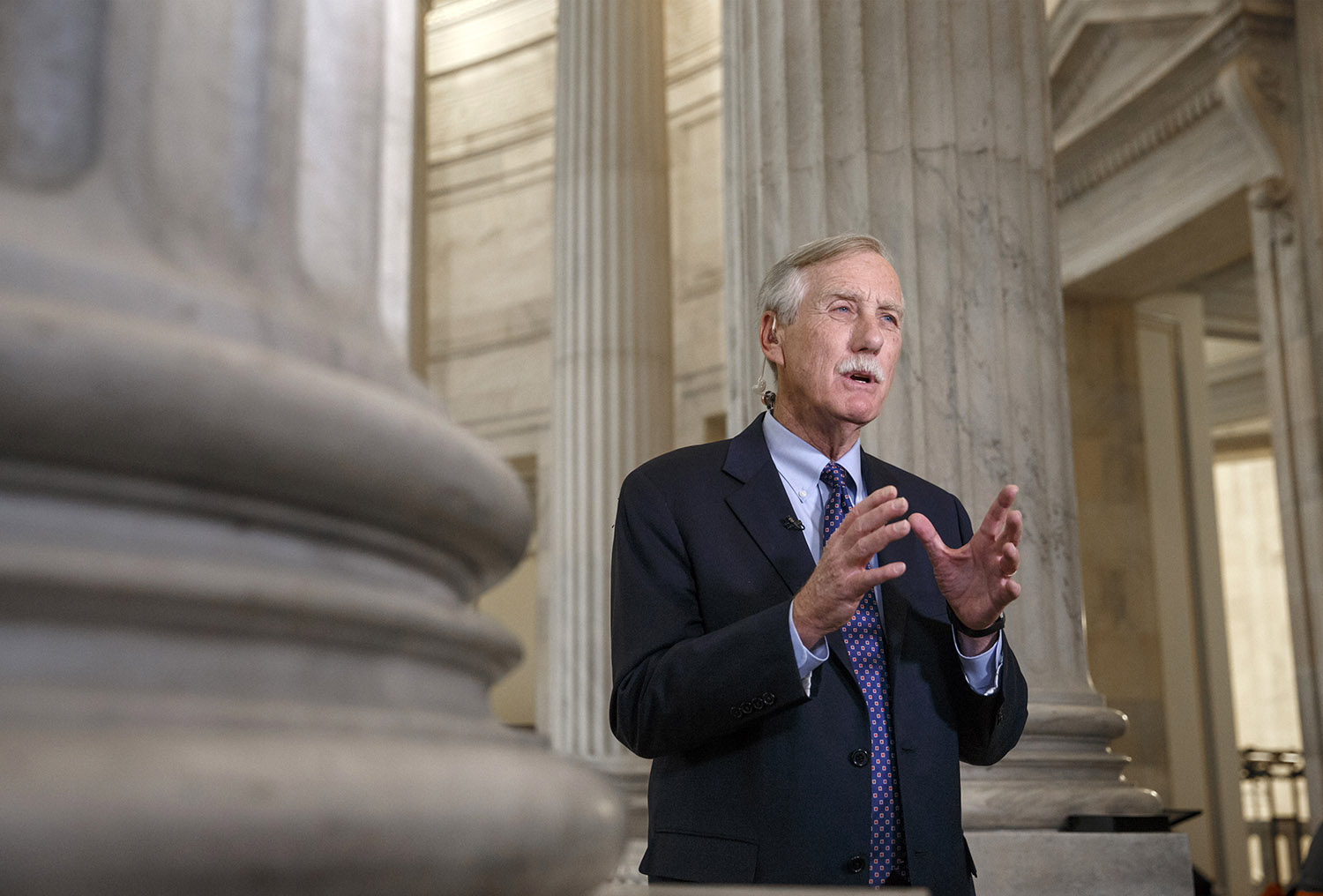 Sen. Angus King hopes Trump uses speech to build bridges