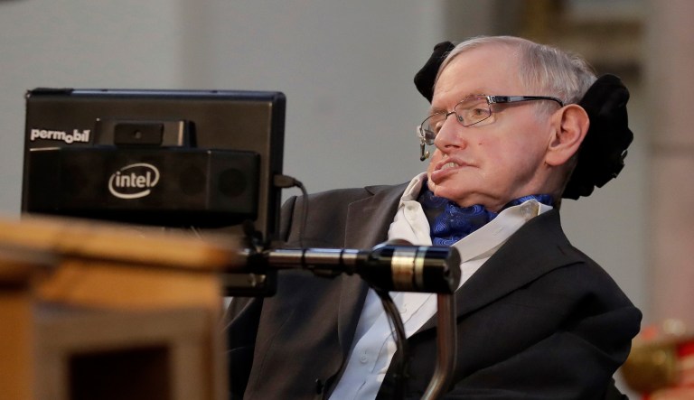 The Englishman, best known for his theoretical prediction that black holes emit thermal radiation, also said Trump should 