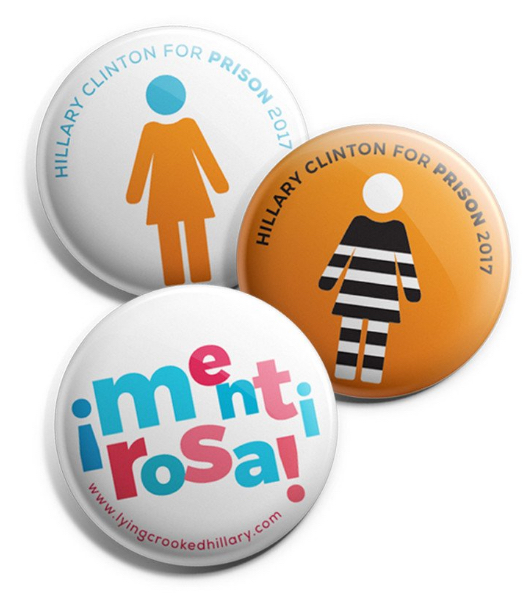 Trump Campaign Selling ‘Hillary For Prison’ Buttons