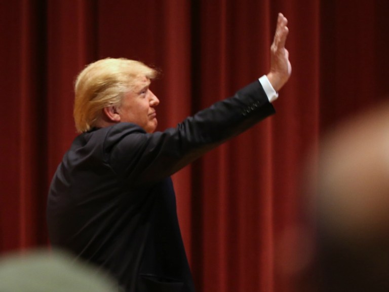 In Monmouth's poll, Ted Cruz leads Trump 28-23 percent among regular caucus-goers. Donald Trump's lead relies on people who have never before shown up to vote. (AP Photo)