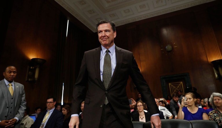 Shaw's Tavern is hosting a watch party for former FBI Director James Comey's testimony before the Senate Intelligence Committee on Thursday.
		 (AP Photo/Carolyn Kaster)