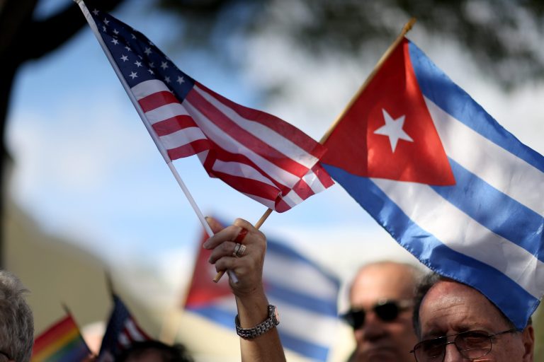 Spokesman John Kirby said the U.S. Interests Section in Cuba confirmed that Cuba detained nearly 100 people on Sunday, and key officials tweeted out their opposition to that move over the weekend.Â (Photo by Joe Raedle/Getty Images)