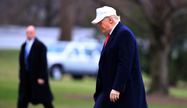 Updated Friday afternoon on FiveThirtyEight, the analysis of all polls shows President Trump's approval dipping to 36.5 percent while 57.4 percent disapproved. (AP Photo/Manuel Balce Ceneta)