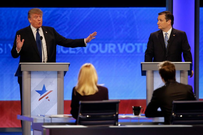 Republican presidential candidate Sen. Ted Cruz declined to repeat the campaign-trail criticisms he has made of Donald Trump's temperament. (AP Photo/David Goldman)