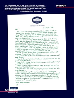President Trump Leaves a Letter for His Successor