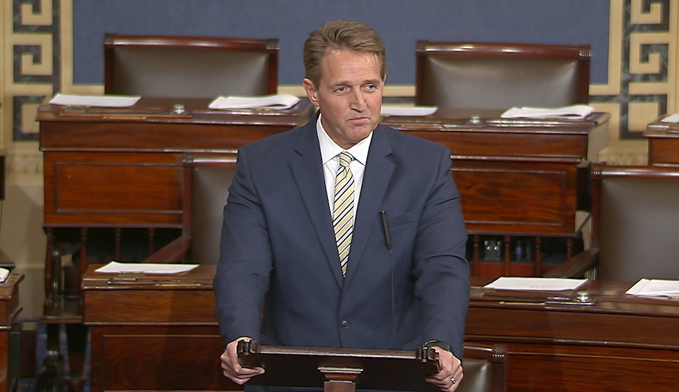 Jeff Flake: Congress needs to denounce Trump’s lies or we will walk ‘a very dangerous path’