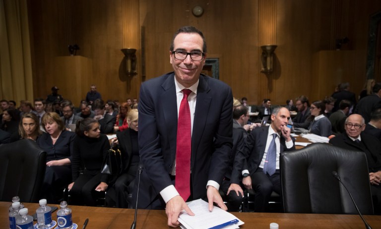 Mnuchin had yet to provide critical information about his tenure as CEO of the bank OneWest from 2009 to 2015. (AP Photo/J. Scott Applewhite)