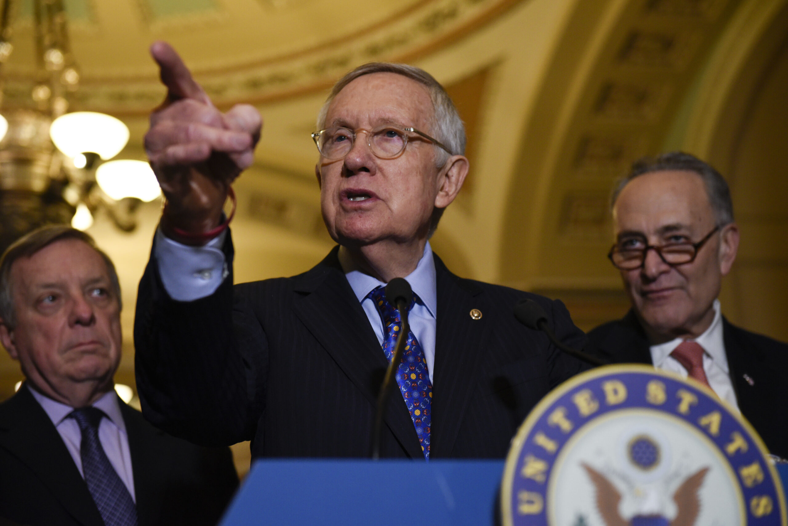 Dems take pot shots at Trump as Congress winds down