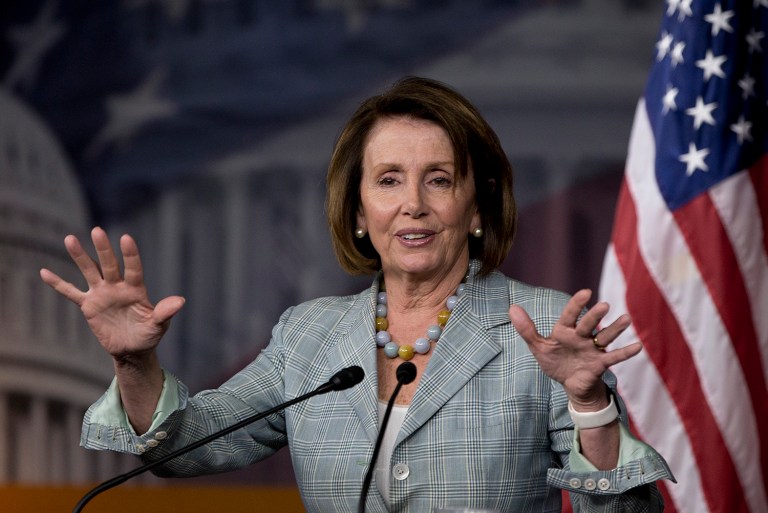 House Minority Leader Nancy Pelosi said Democrats plan to push for an investigation and disclosure of Russian hacking of party emails last summer. (AP Photo/Carolyn Kaster)