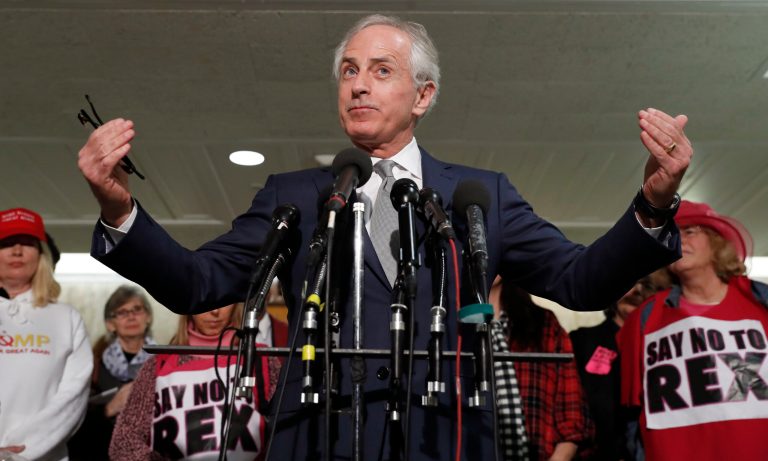 Sen. Bob Corker, the chairman of the Senate Foreign Relations committee, said Sunday that President Trump's executive order temporarily banning refugees and immigration should be 