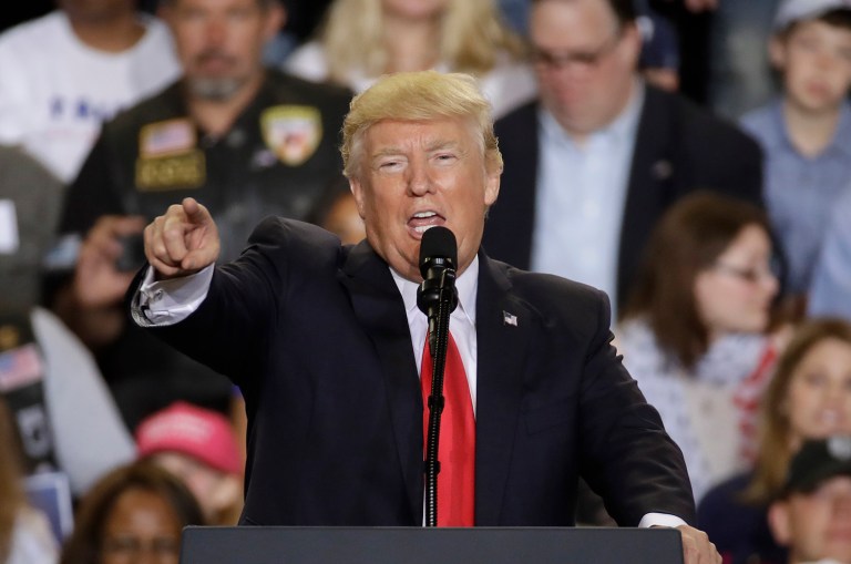 Get ready, Iowa. The president is headed your way. (AP Photo/Patrick Semansky)