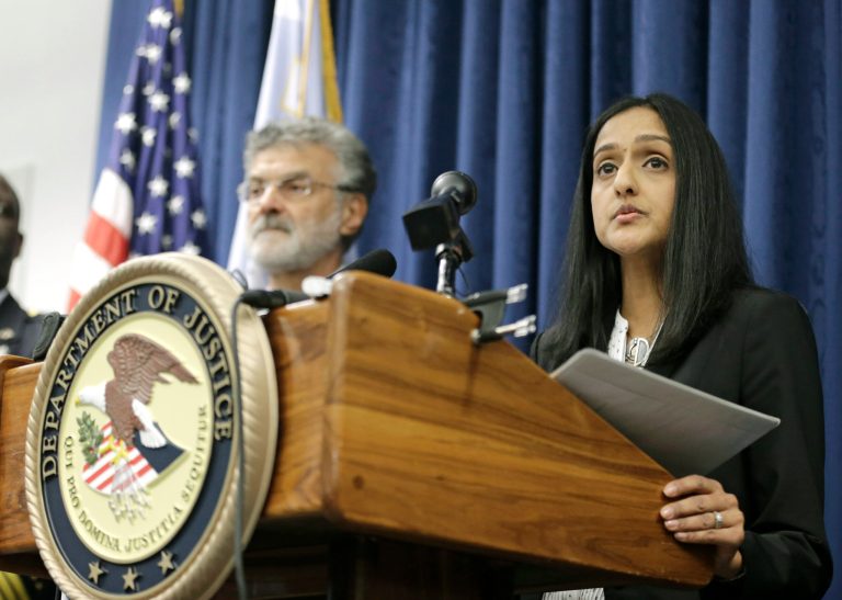Vanita Gupta, principal deputy assistant attorney general who leads Department of Justice's Civil Rights Division, will address the group gathered in the White House auditorium. (AP file photo/Tony Dejak)