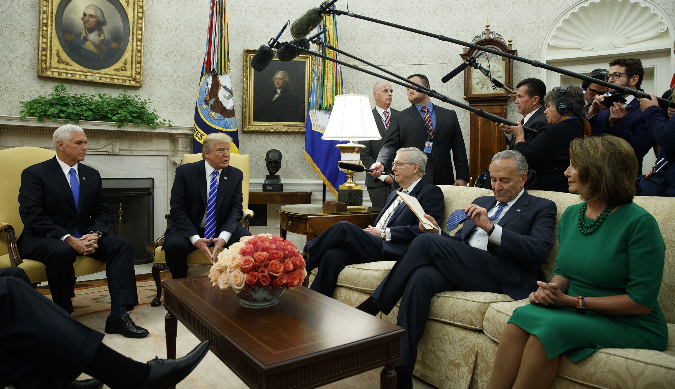 Trump’s in danger dancing with Democrats