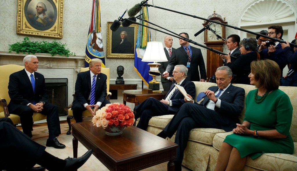 Trump’s in danger dancing with Democrats