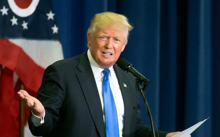 President-elect Trump's longtime doctor is not concerned about the health of the nation's oldest president-elect. (AP Photo/John Minchillo, File)