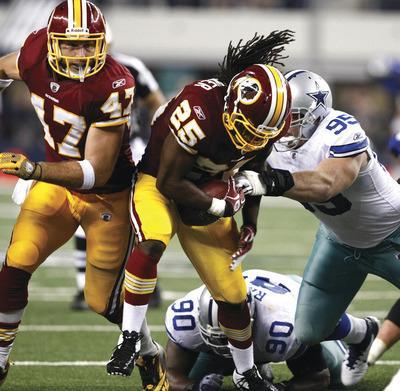 Jose Yau/AP/Waco Tribune Herald
Tim Hightower has rushed for 209 yards so far this season.