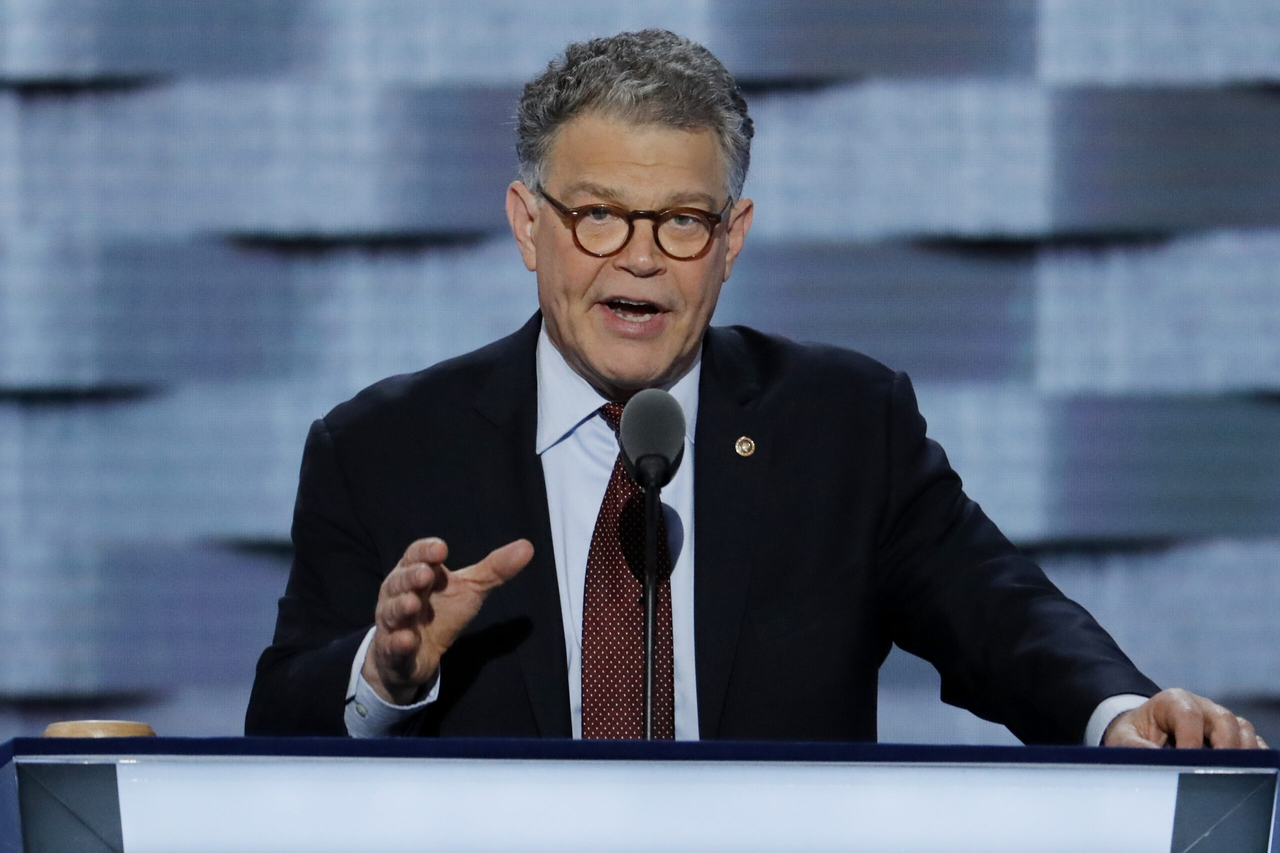 Democratic senators call for ethics probe of Al Franken, not resignation