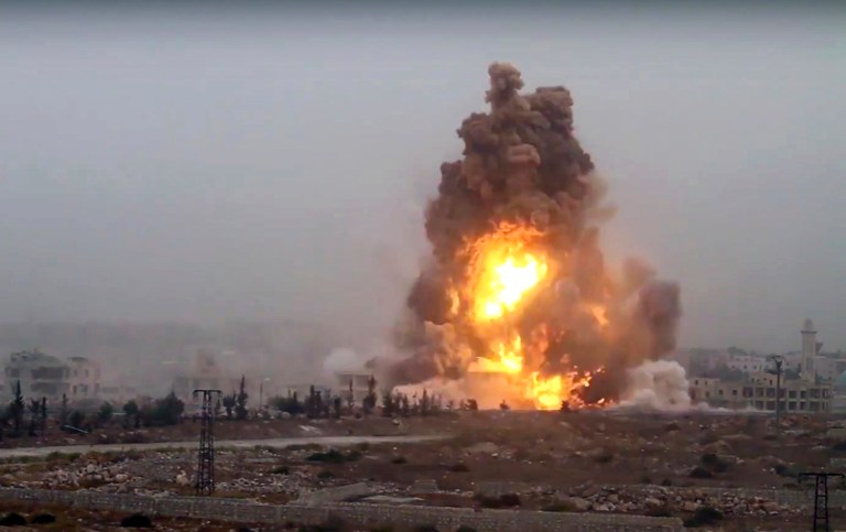 The three strikes in three days show the transregional nature of the al Qaeda threat, Pentagon spokesman Navy Capt. Jeff Davis said on Wednesday. (AP Photo)