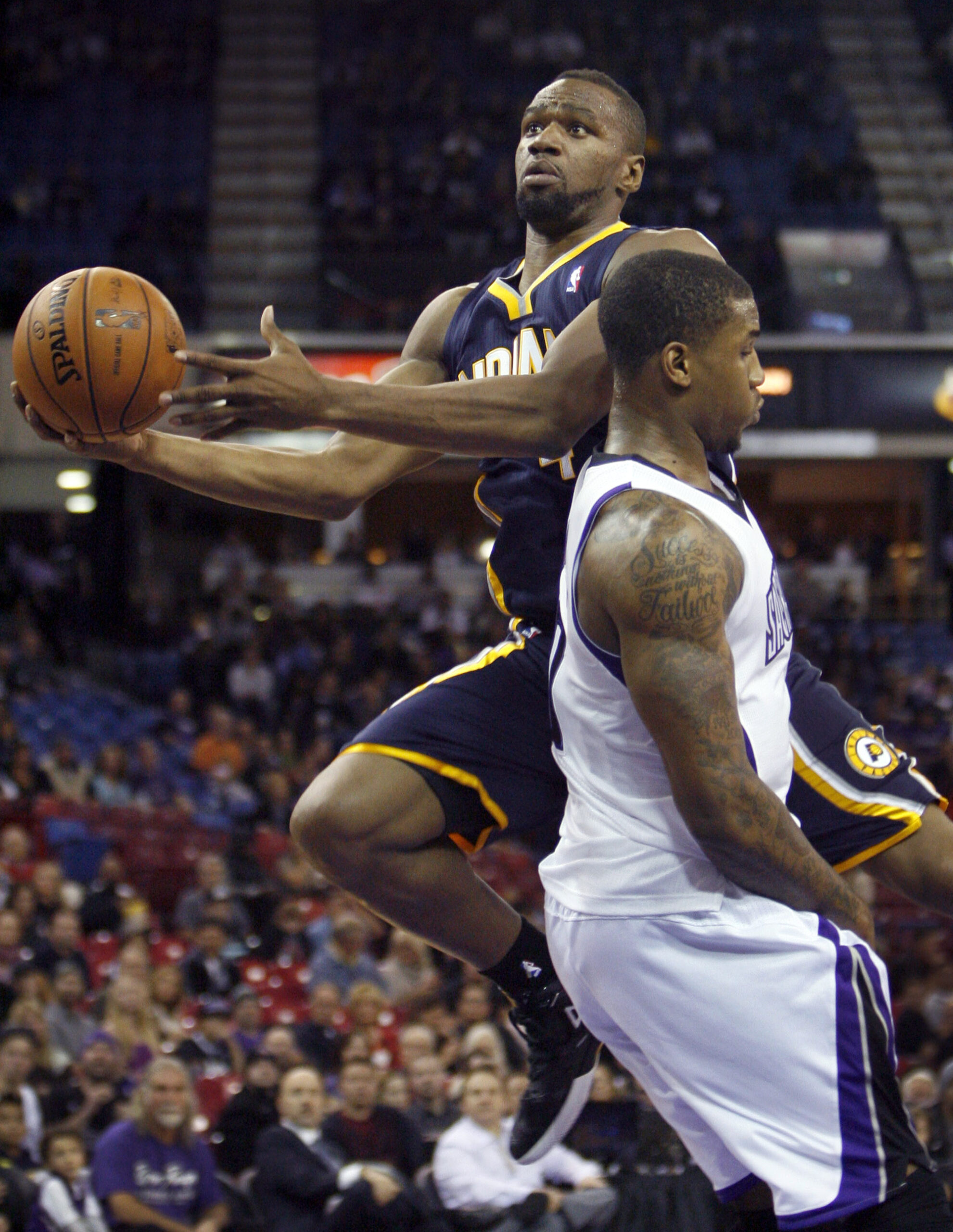 West leads Pacers past Kings 97-92