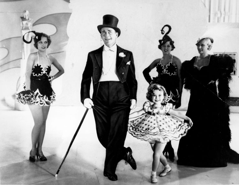 FILE - This undated file photo shows six-year-old Shirley Temple as she appears in her first featured role in the 1934 musical 
