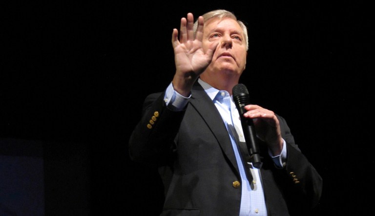 Sen. Lindsey Graham, R-S.C., pressed intelligence agency officials if conversations he may have had with foreign officials were surveilled, and if his name was 