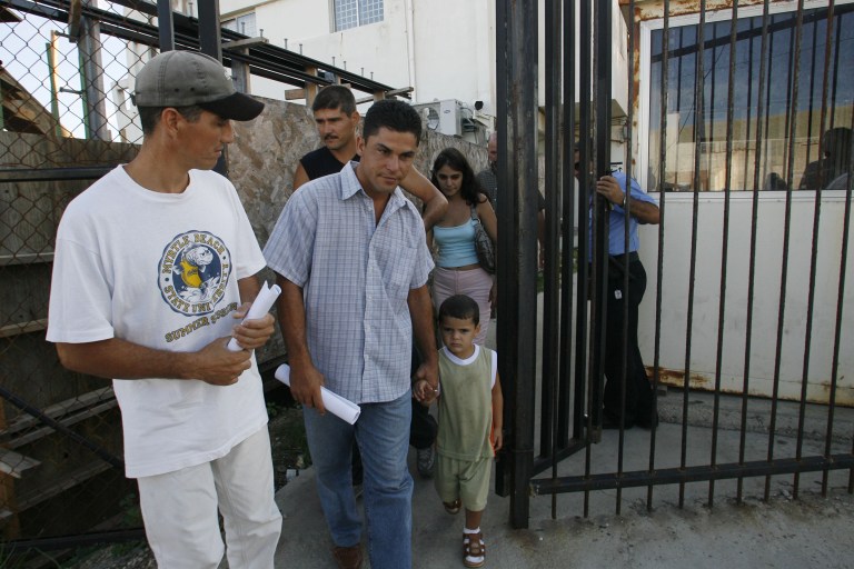Under the Cuban Adjustment Act of 1966, Cubans who have been physically present in the United States for at least one year may adjust to permanent residence status and then be eligible to become a naturalized citizen after just five years. (AP Photo/ Javier Galeano)