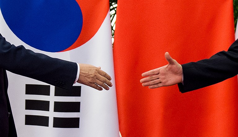 Discussions between the two Koreas aren't about compromises for peace, but rather are a tool of Chinese and North Korean efforts to separate Seoul from Washington. (Nicolas Asfouri/Pool Photo via AP)