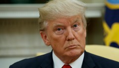 ‘Stupid question’: Trump glares at reporter for asking if he’ll pardon Michael Cohen