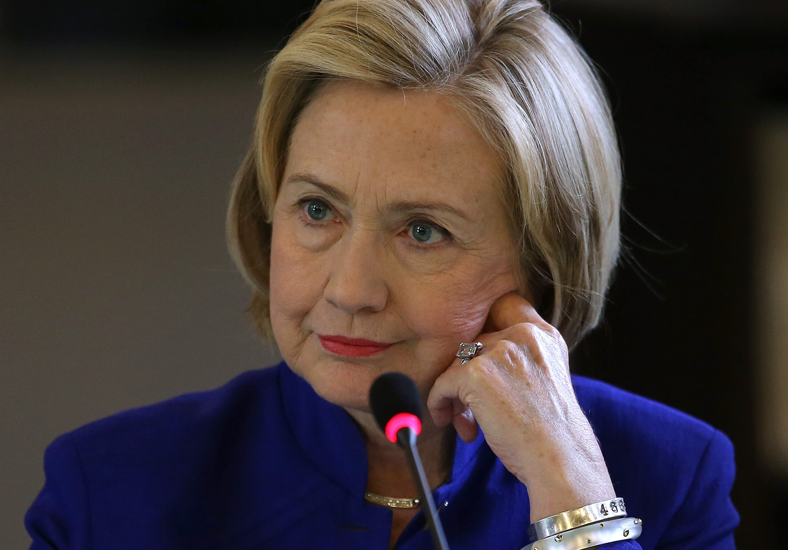 Nothing Hillary Clinton is now saying about foreign policy matters