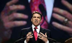 Perry group: He’s not trying to upstage straw poll