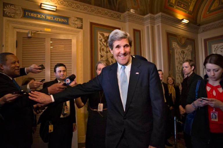 In January, the Senate voted 94 to 3 to confirm Sen. John Kerry as the next secretary of state, succeeding Hillary Rodham Clinton. AP Photo/J. Scott Applewhite.
