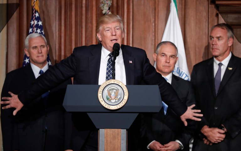 Top advisers are divided about whether to withdraw from the global accord. (AP Photo/Pablo Martinez Monsivais, File)