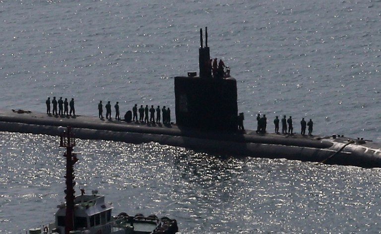 We should give thanks to the ultimate peacekeepers below the waves. (AP)