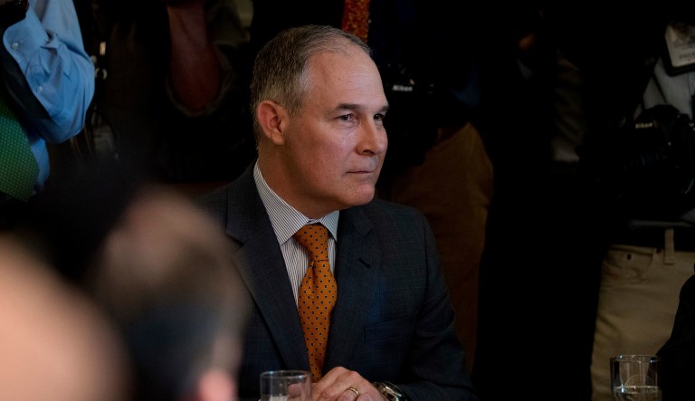 EPA chief will testify to the House Energy and Commerce Committee's environmental subcommittee and the Senate Environment and Public Works Committee. (AP Photo/Andrew Harnik)