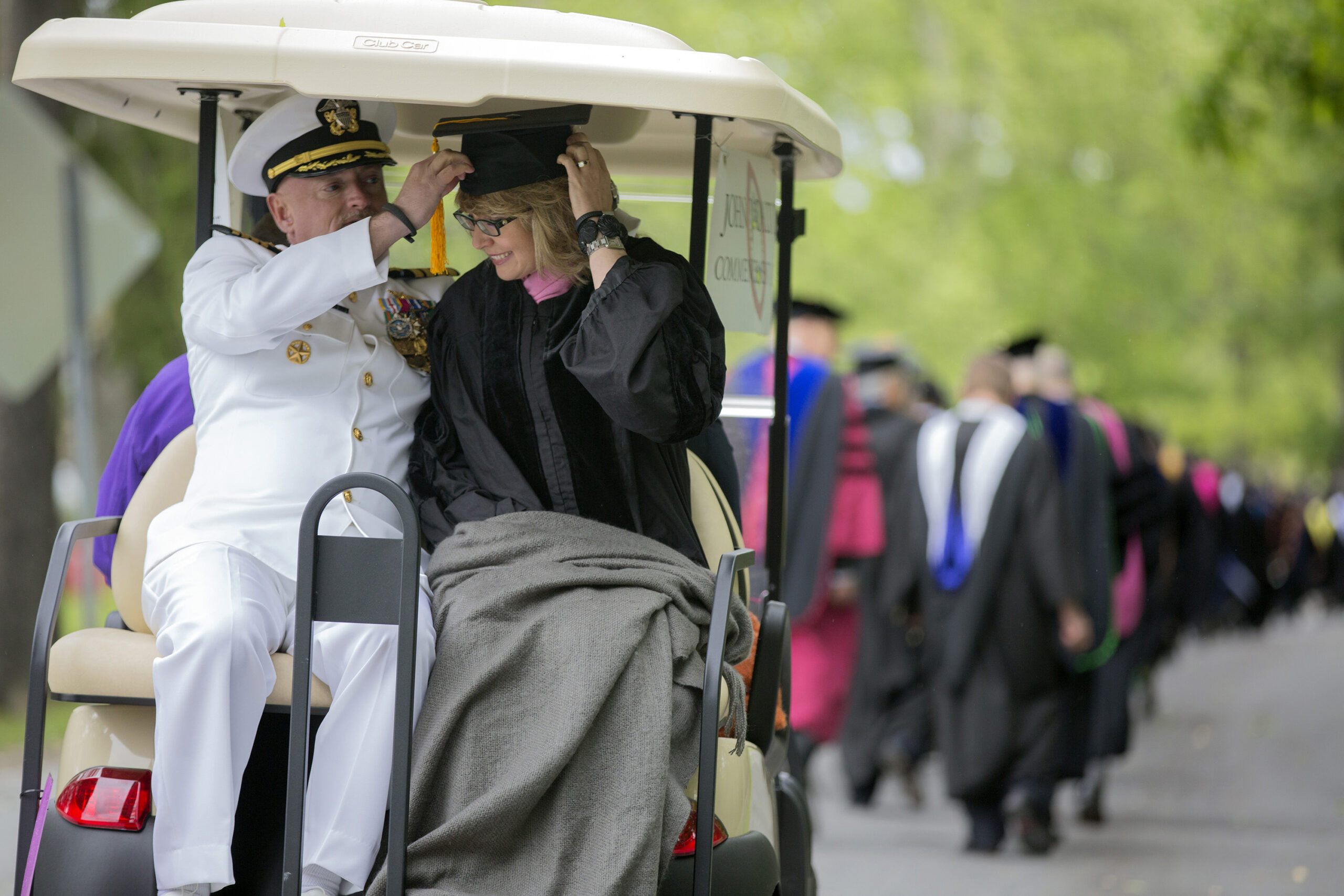 Gabby Giffords, husband address graduates at Bard