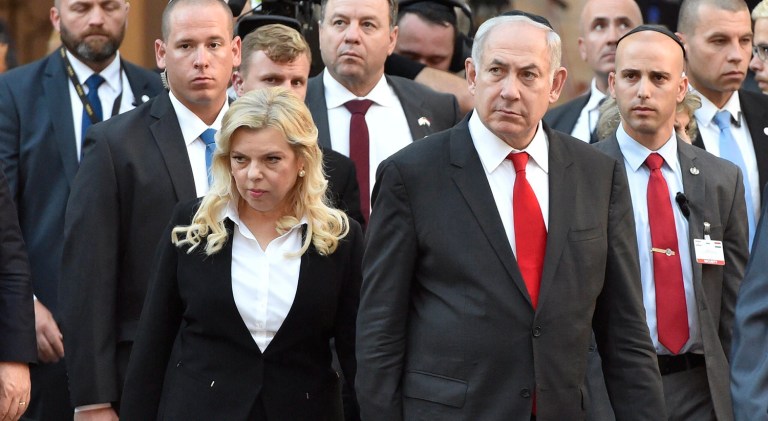 Sara Netanyahu is suspected of diverting $112,000 in public funds for private use. (Zoltan Mathe/MTI via AP, File)