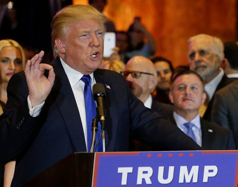 Lately, Trump has stayed 