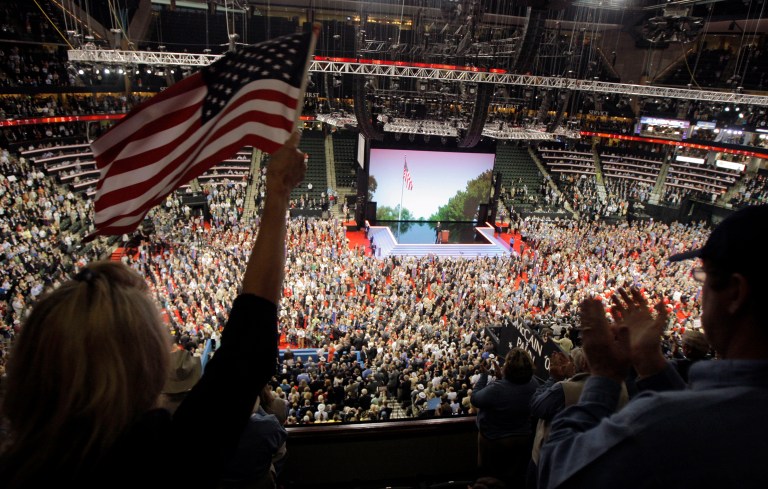 If no candidate has a majority, most convention delegates will become unbound their candidate after the first ballot. (AP Photo/Jae C. Hong)