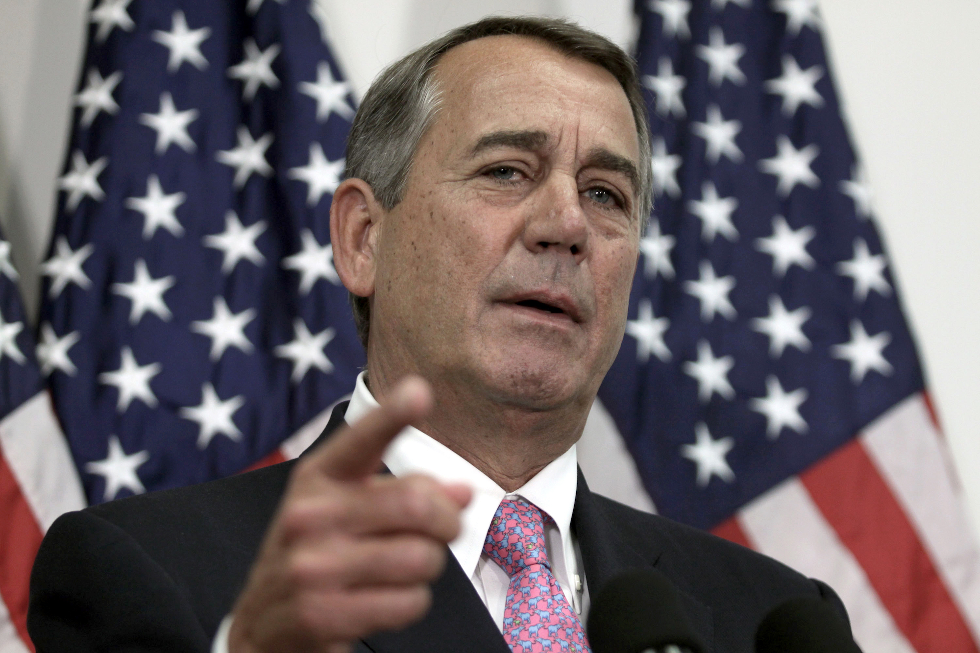 Former House Speaker John Boehner tames President Trump