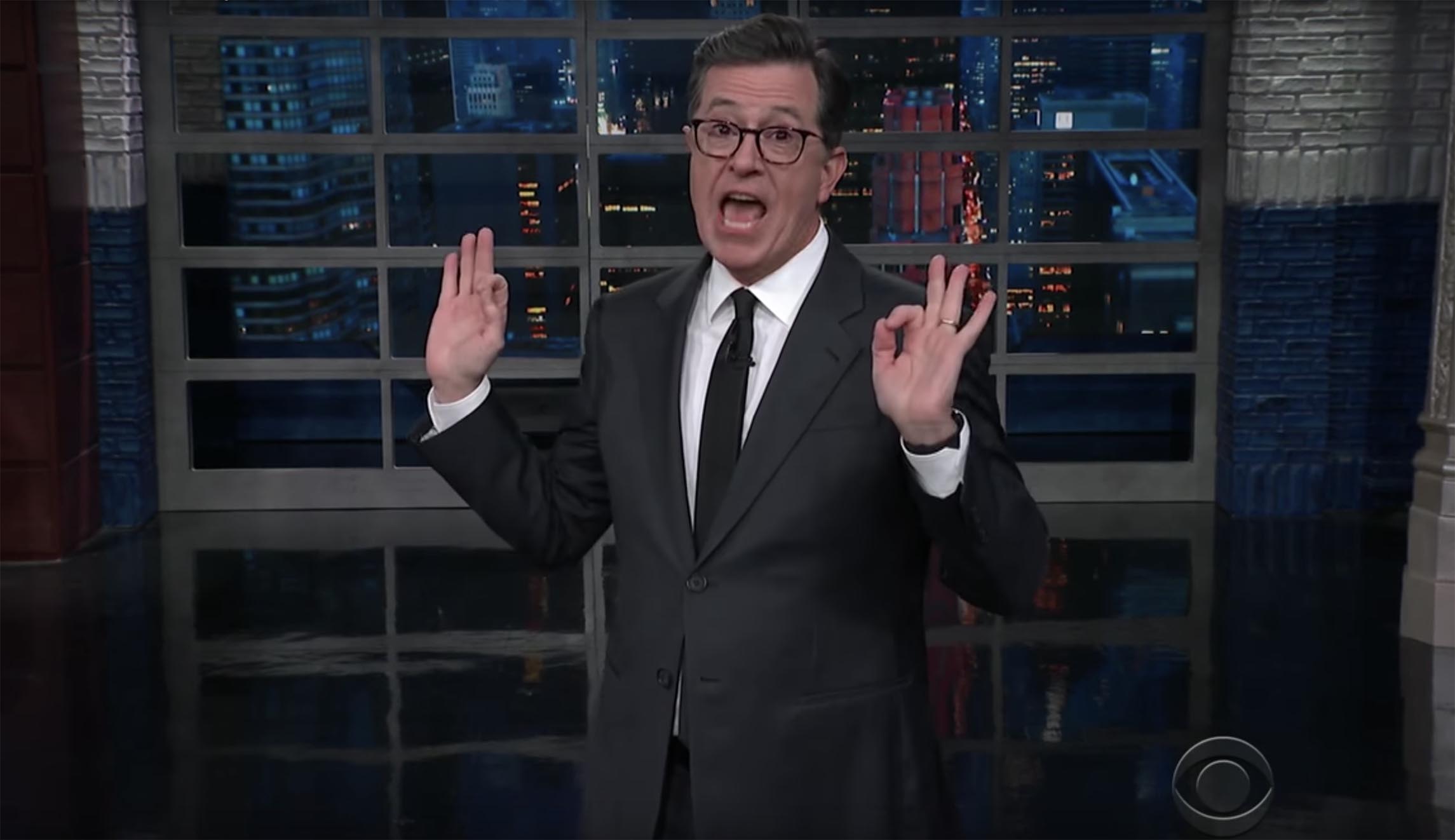 Stephen Colbert ridicules Trump and Melania Trump’s marriage