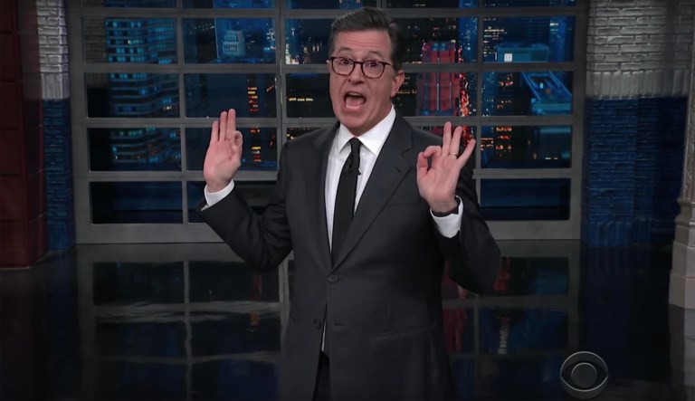 Stephen Colbert, host of CBS's 
