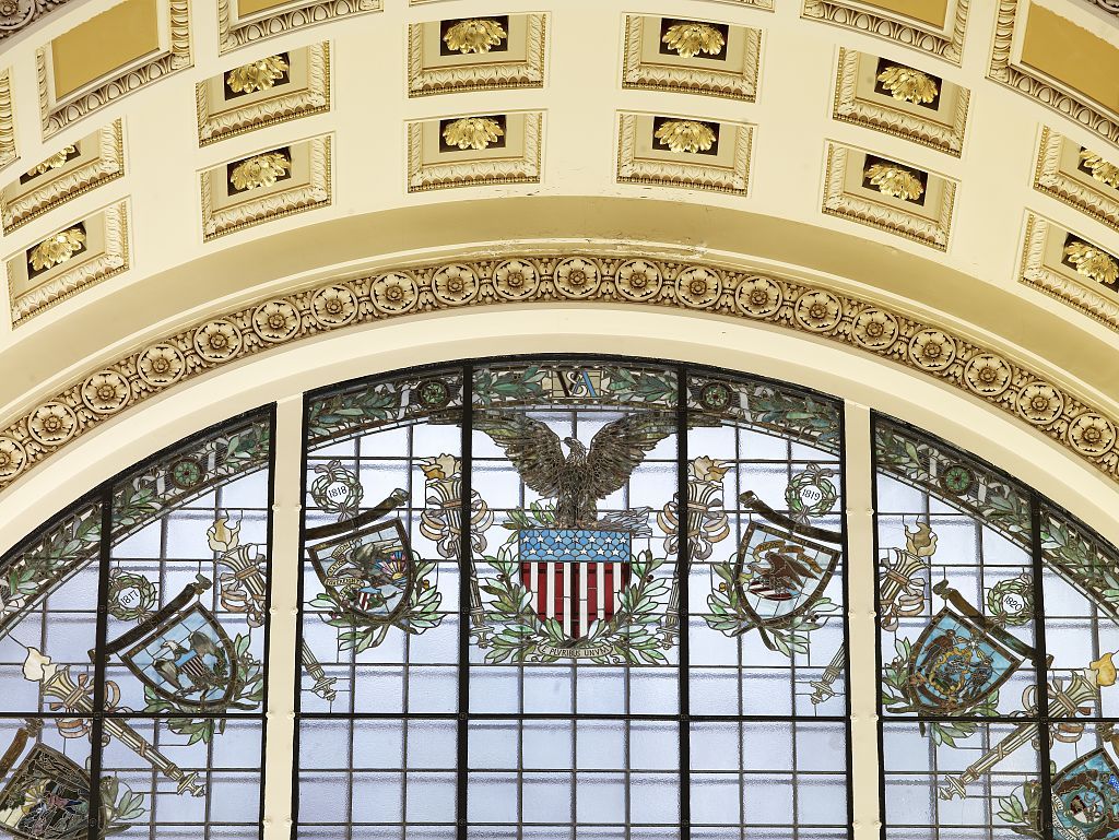 Norton wants District seal added to historic Library of Congress stained glass windows