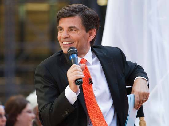 Selfie show-off: Stephanopoulos tweets his Popeye biceps