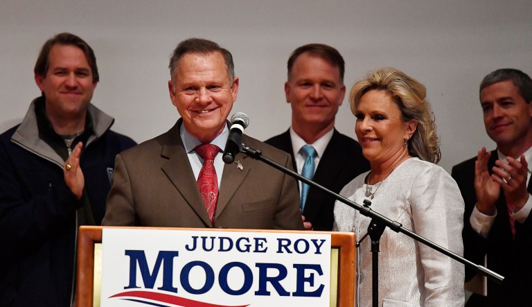 The Alabama secretary of state's office just announced that it has received 5,333 overseas and provision ballots well below the number needed to trigger a recount. It is now numerically impossible for Republican candidate Roy Moore to win. (AP Photo/Mike Stewart)
