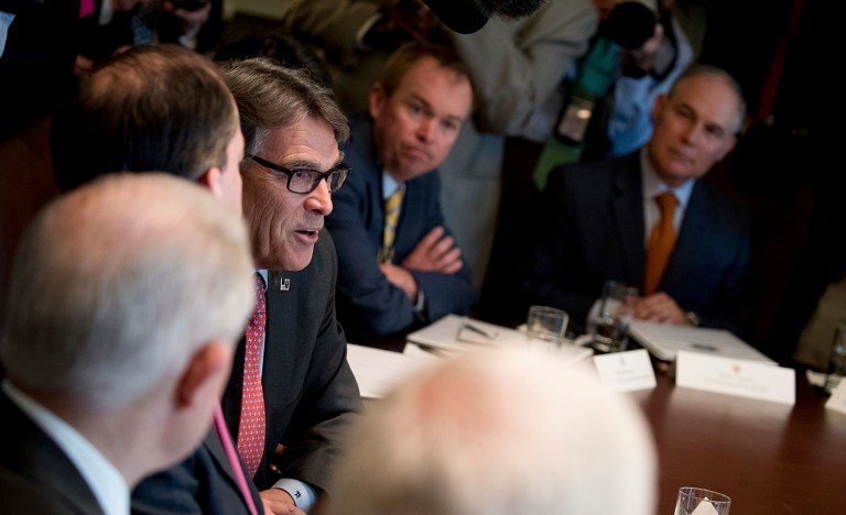 Much of Energy Week will have to do with natural gas exports, while looking for inroads for other resources. (AP Photo/Andrew Harnik)