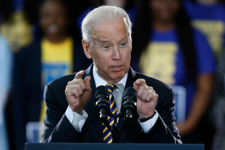 Joe Biden rejected the idea that he and President Obama have played 