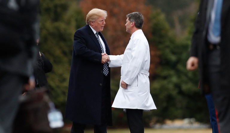Dr. Ronny Jackson, the president's physician and a Navy rear admiral, said in a press briefing Tuesday that President Trump's 
