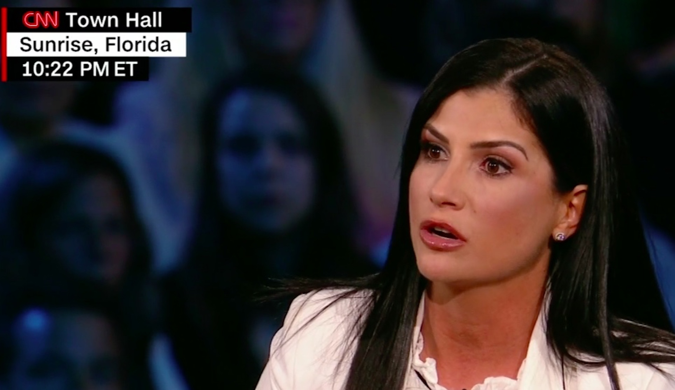 NRA’s Dana Loesch forced to play defense at Florida town hall after shooting