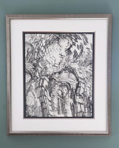 A framed piece photographed at Brenda Forman's residence, McClean, VA, Friday, Nov 4, 2011